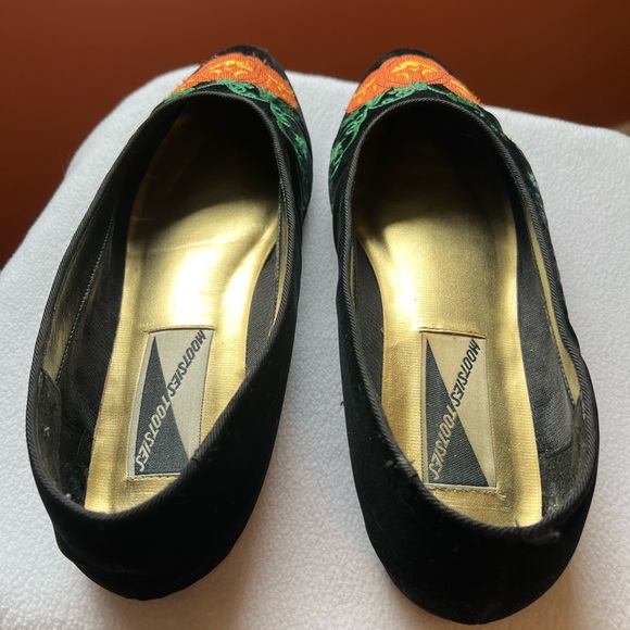 Vintage Mootsies Tootsies Halloween Velvet Flats Size 8.5 - Picture 6 of 10